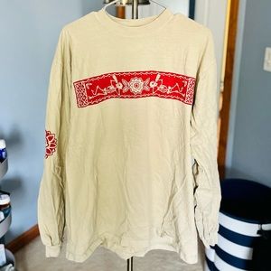 Vintage tropical/tribal tee